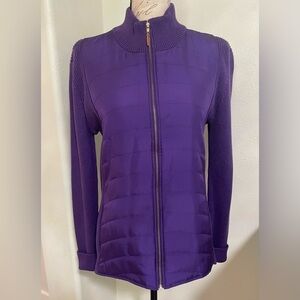 J. McLaughlin Purple Jacket EUC